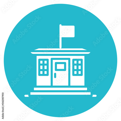 Immigration Office Vector Icon