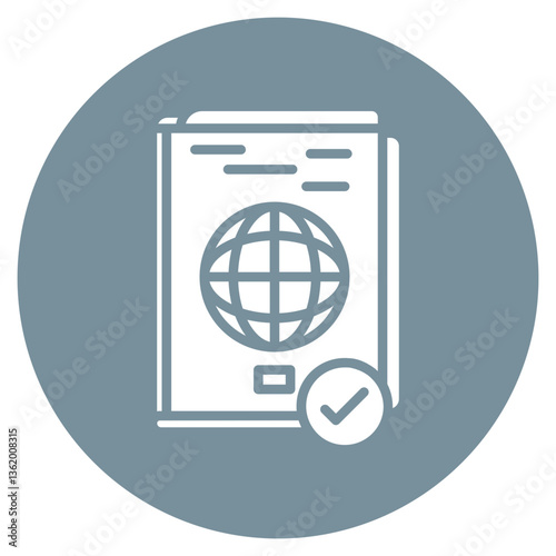 Visa Waiver Vector Icon