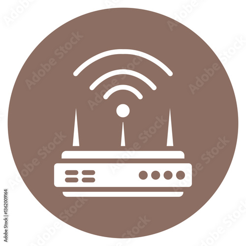 Wireless Access Point Vector Icon