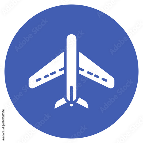 Aircraft Tail Vector Icon
