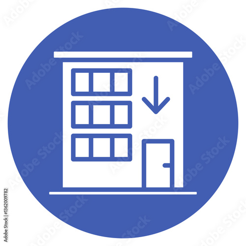 Evacuation Plan Vector Icon