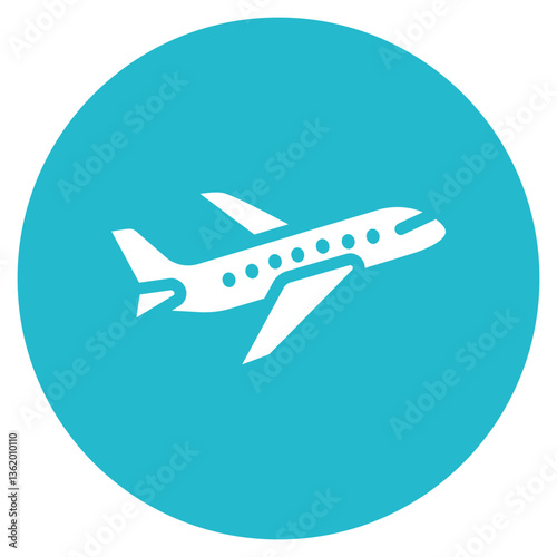 Supersonic Jet Vector Icon