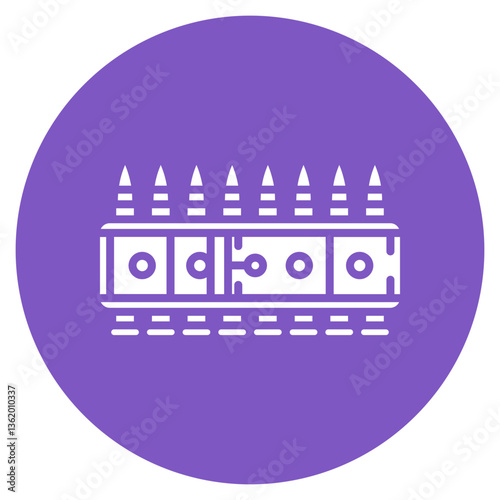 Bullet Belt Vector Icon
