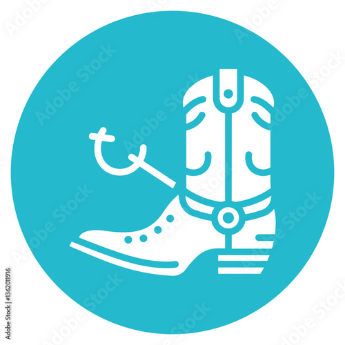 Western Spurs Vector Icon