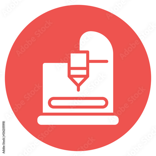 3D Printer Vector Icon