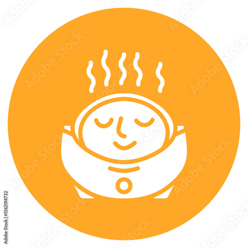 Facial Steamer Vector Icon
