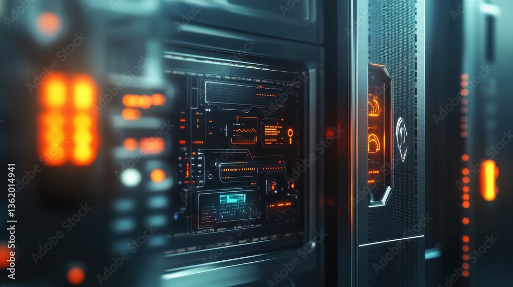 Closeup of a financial services cybersecurity platform, displaying multifactor authentication, encryption, and threat detection tools Closeup of a financial services cybersecurity platform, displaying multifactor authentication, encryption, and threat detection tools