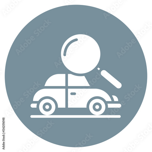 Undercover Car Vector Icon