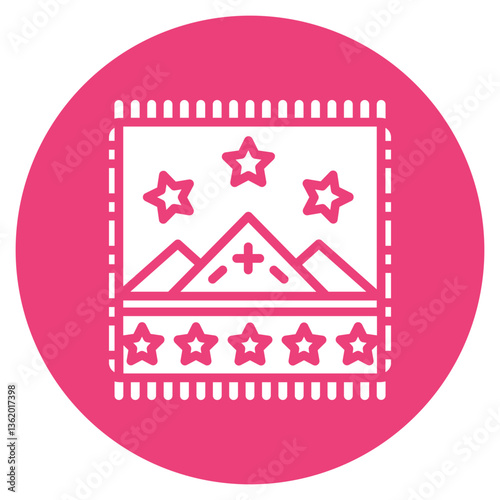 Winter Rug Vector Icon