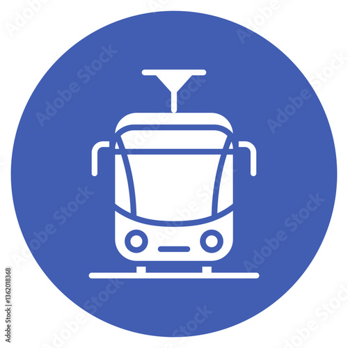 Trolleybus Vector Icon