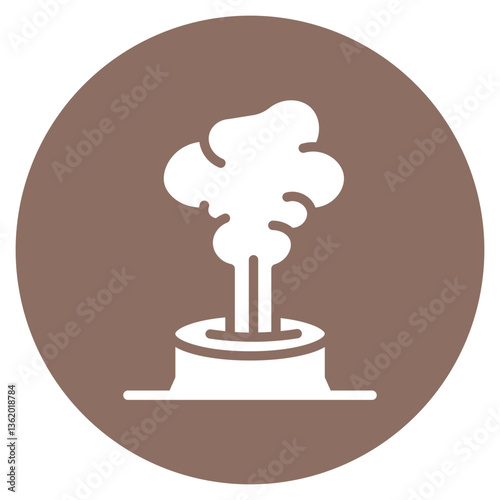Fumarole Vector Icon