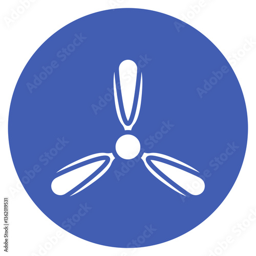 Smart Ceiling Fan Vector Icon