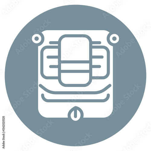 Smart Towel Warmer Vector Icon