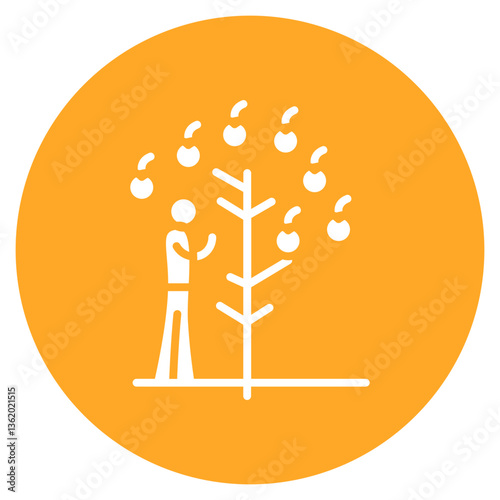 Apple Picking Vector Icon