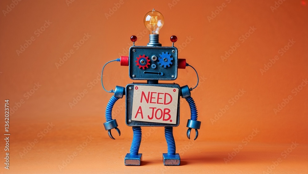 Robot Toy Holding Robot Toy Holding