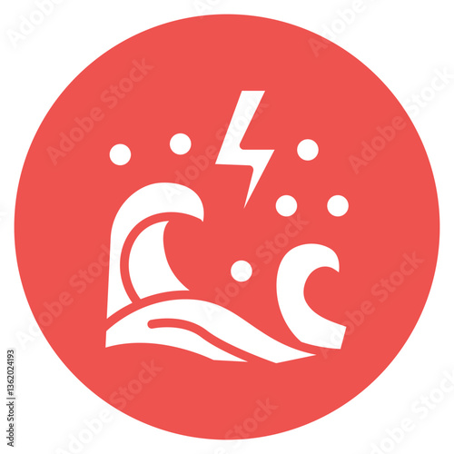 Flash Flood Vector Icon