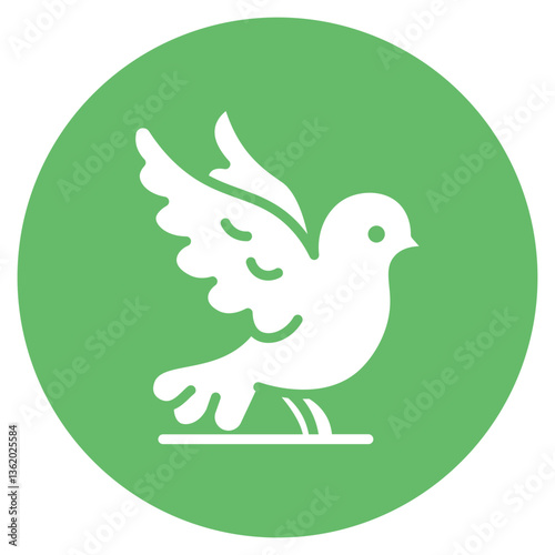 Mourning Dove Vector Icon