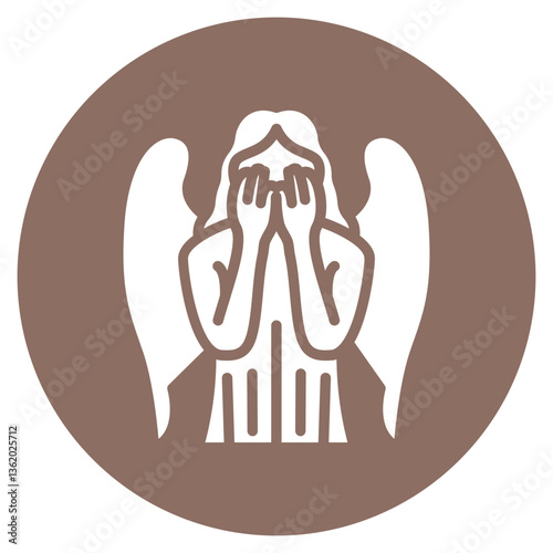 Weeping Angel Vector Icon