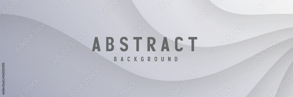 Fototapeta premium Abstract, light gray, wavy background