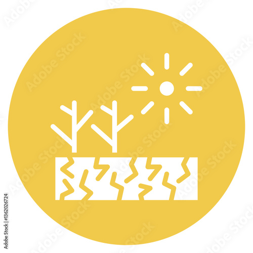 Drought Sign Vector Icon