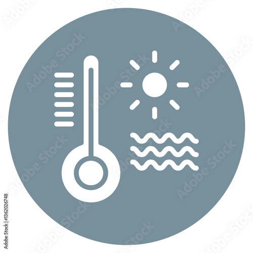Heatwave Vector Icon