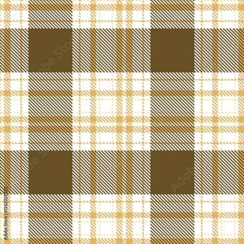 Modern Seamless Tartan in Bright White tones Textile Design Variant 382