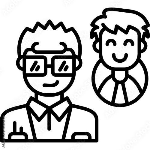 Team Icon Vector Element