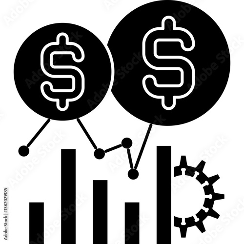 Bars Icon Vector Element