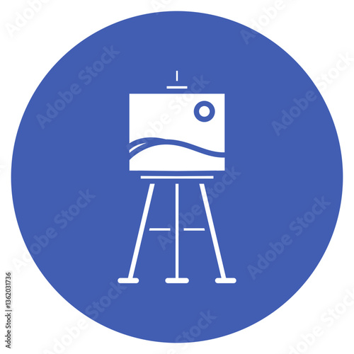 Painting Easel Vector Icon