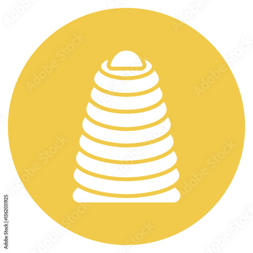Rainbow Stacker Vector Icon
