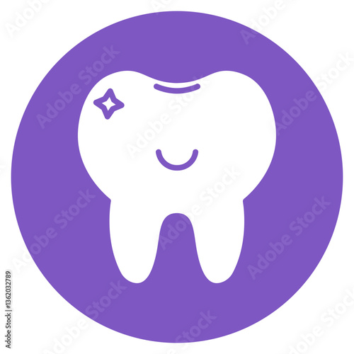 Baby Teeth Vector Icon