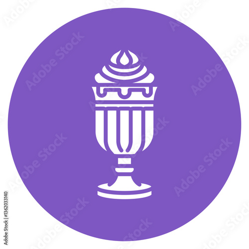 Caramel Latte Vector Icon
