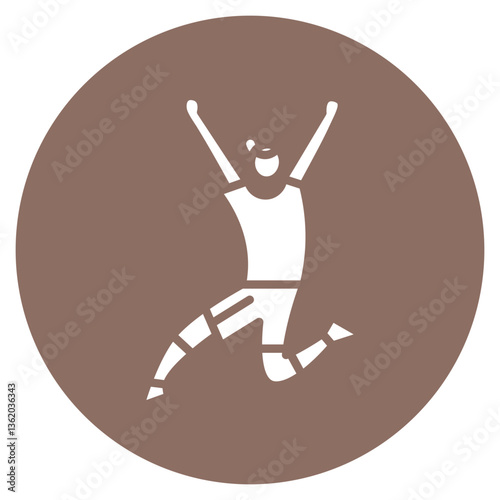 Soccer Goal Celebration Vector Icon