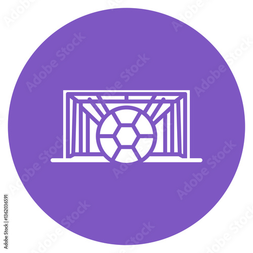 Soccer Penalty Spot Vector Icon