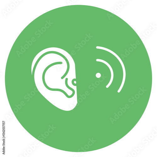 Hearing Test Vector Icon