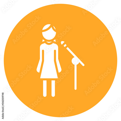 Public Speaking Vector Icon