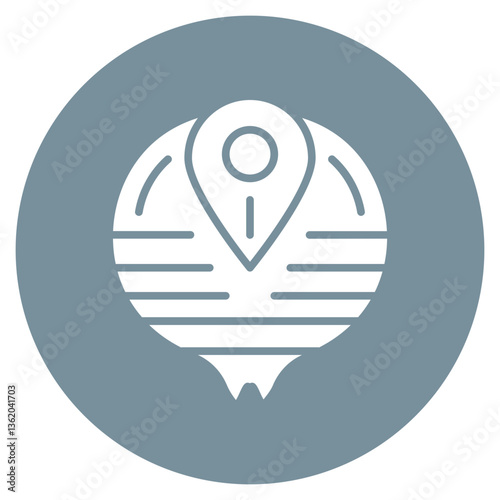 Destination Pin Vector Icon