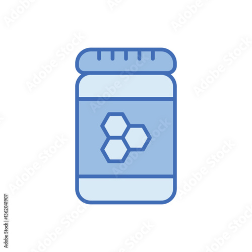 Honey jar Vector icon