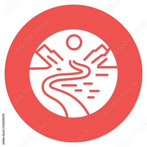 Shortcut Path Vector Icon