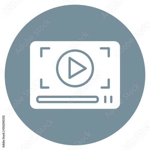 Video Frame Export Vector Icon