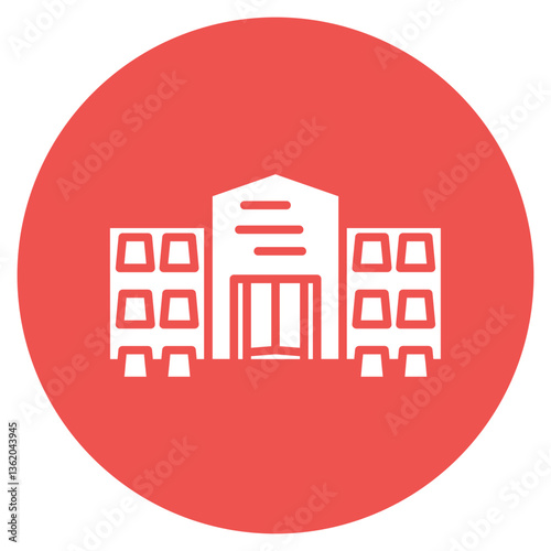 Outlet Mall Vector Icon
