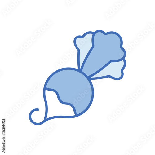Radish Vector icon