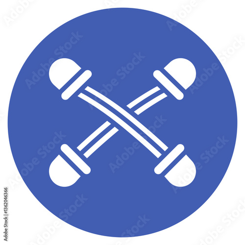 Resistance Band Vector Icon