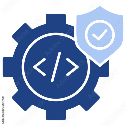 Reliability Flat Blue Icon