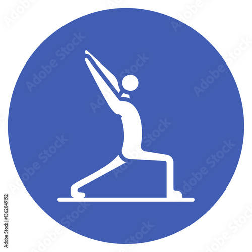 Static Stretching Vector Icon