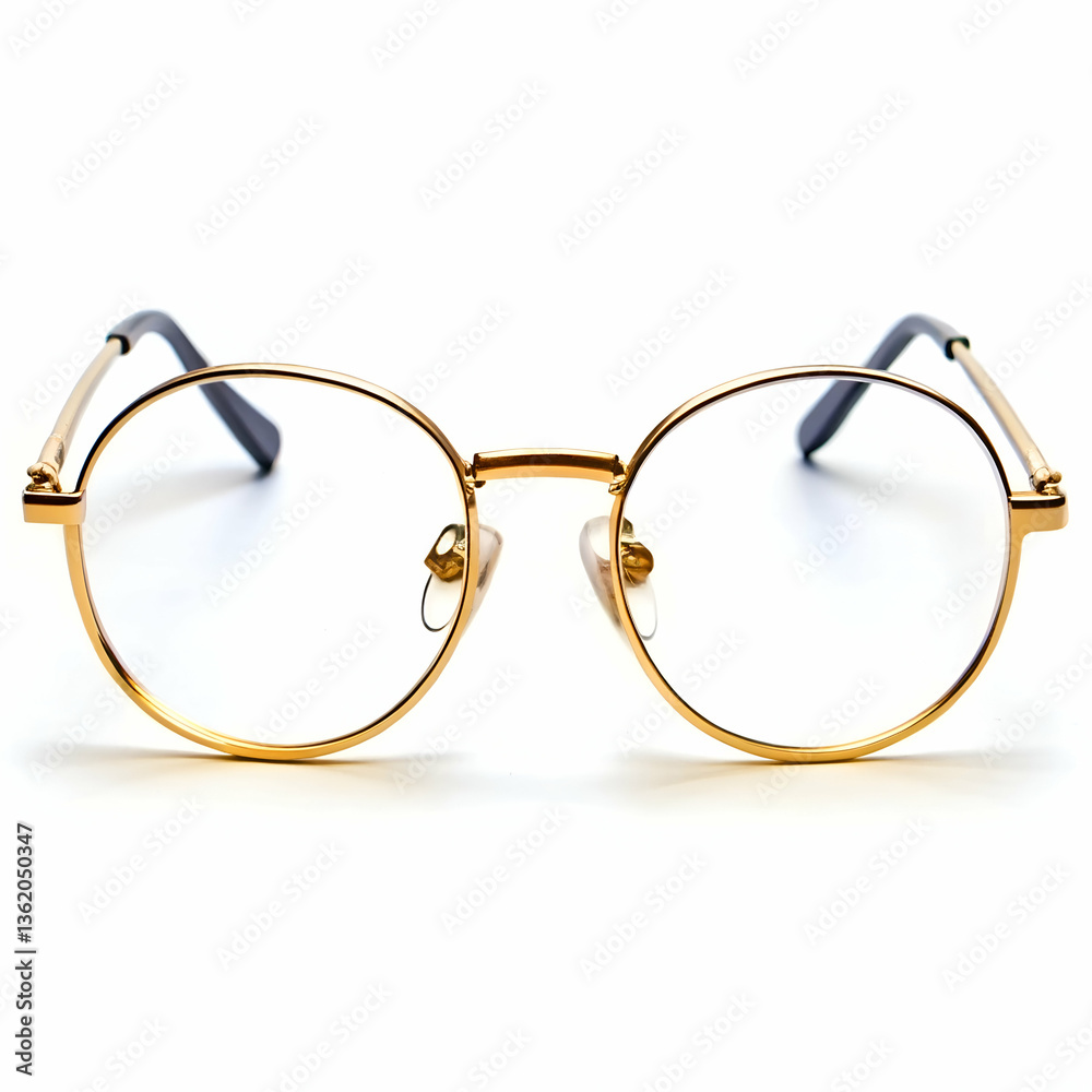 Metal spectacle frames isolated on transparent background
Metal spectacle frames isolated on transparent background