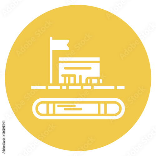 Olympic Village Vector Icon