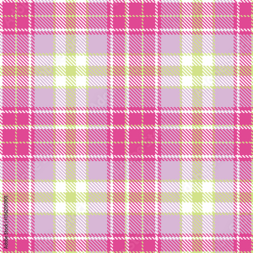 Modern Pale White Seamless Tartan Textile Design Variant 536