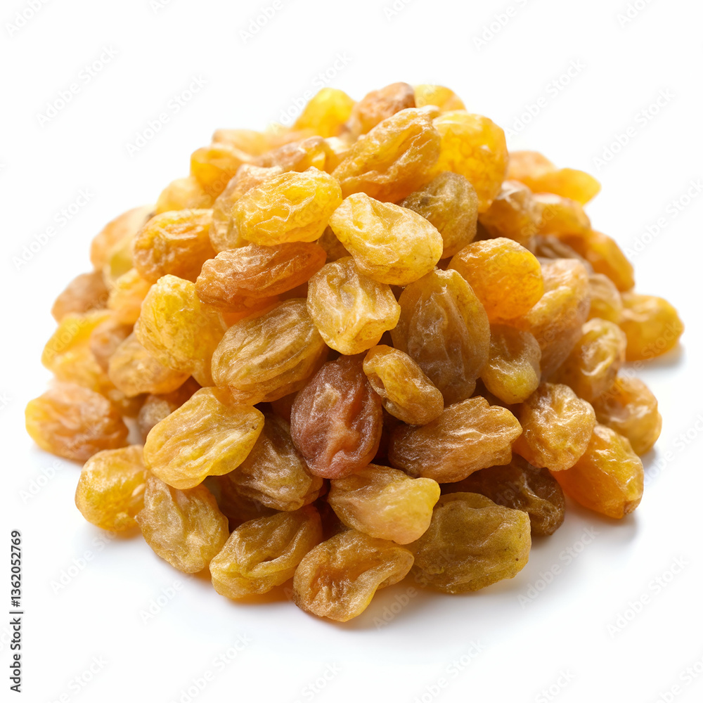 Golden raisins isolated on transparent background
Golden raisins isolated on transparent background