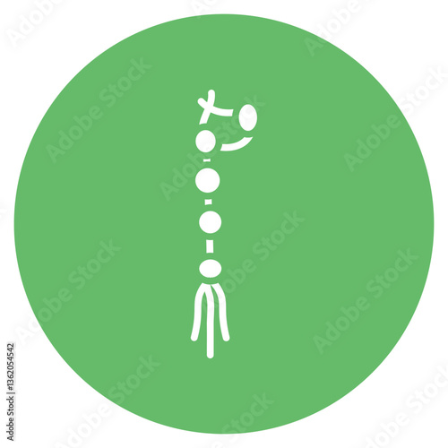 Praying Beads Vector Icon